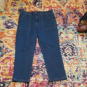 NWT Knox Rose Blue Straight Leg Jeans XL